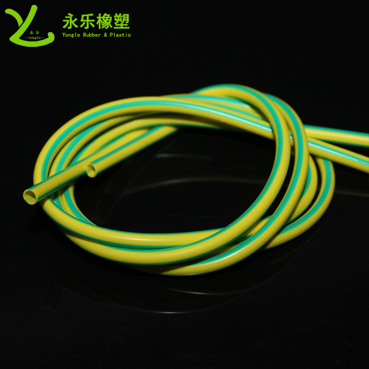 黃綠阻燃硅膠管